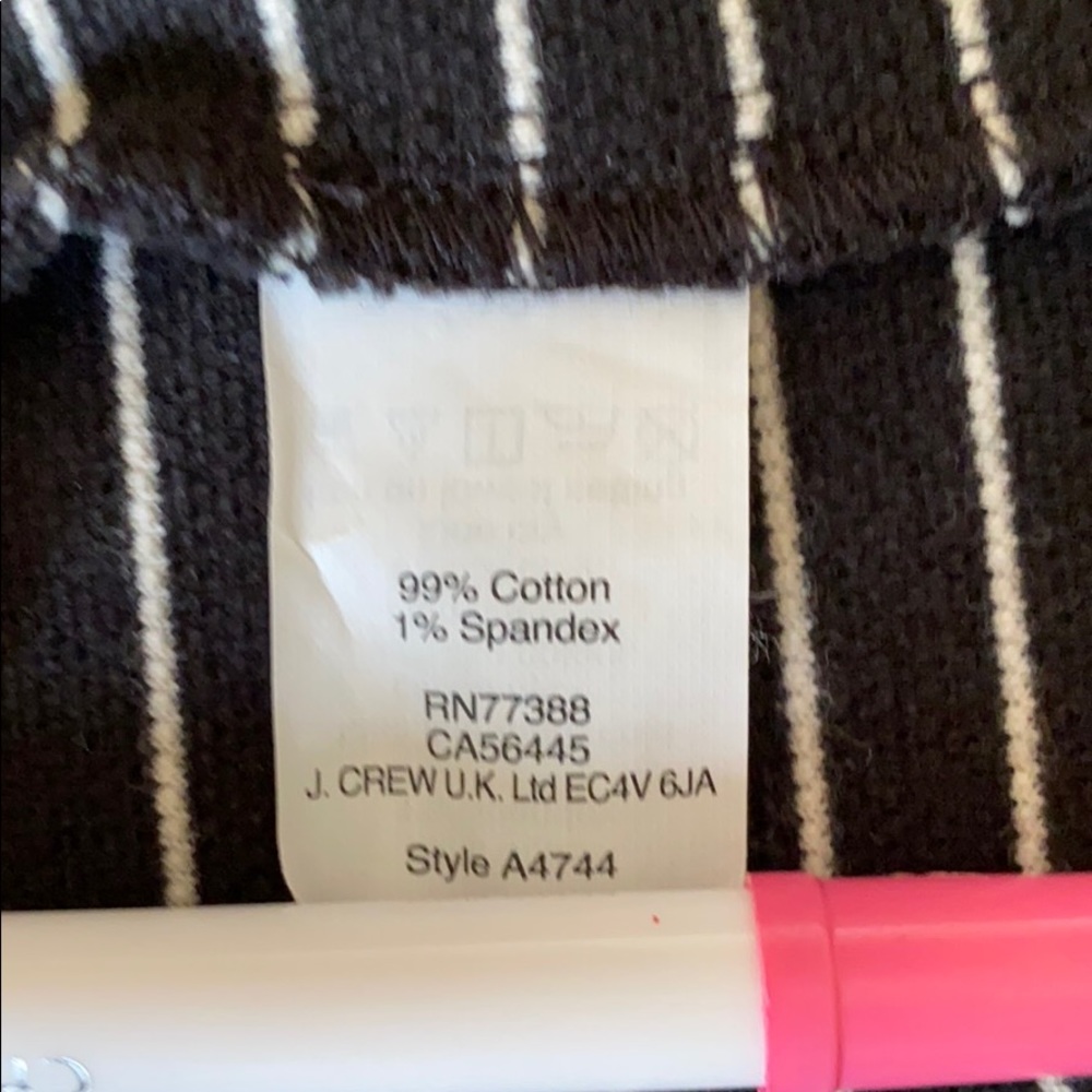 Madewell Black White Stripe Pierside Dress - Picture 7 of 8